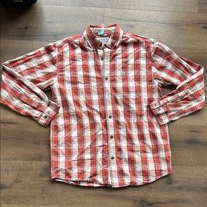 Carhartt Men's Red Plaid Shirt !! Medium